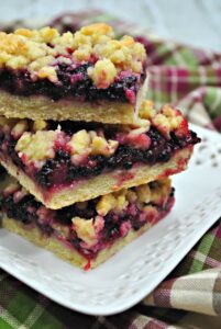 Blackberry Crumble Bars from My Incredible Recipes image for 