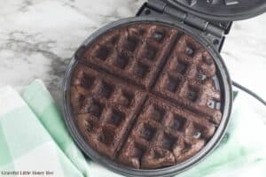 Brownie Mix Waffles from Graceful Little Honey Bee image