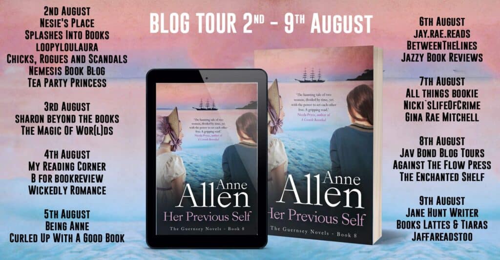 Her Previous Self by Anne Allen | The Guernsey Novels #8  tour banner image