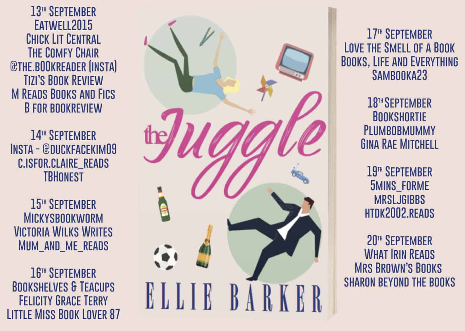 Tour banner for The Juggle