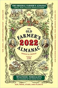 Farmer's Almanac 2022 cover image for Friday Finds 3 September 2021