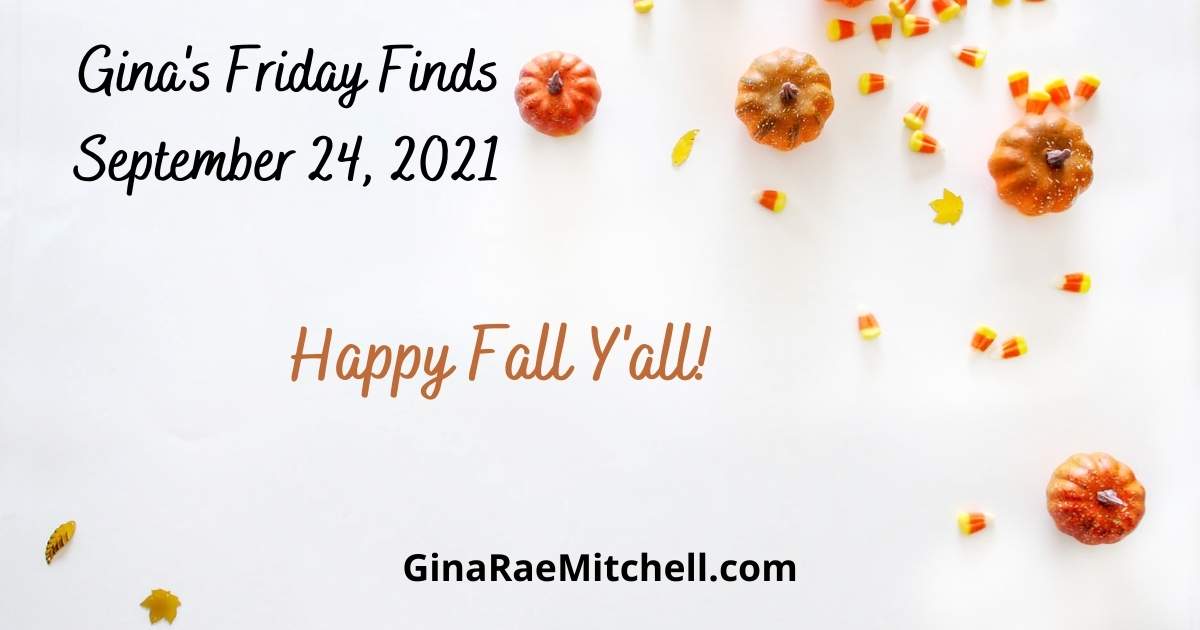 Friday Finds 24 September 2021 | It's Fall Y'all