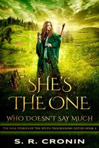 She's the One Who Doesn't Say Much by S.R. Cronin Cover image