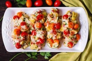 Baked Italian Chicken & Vegetables