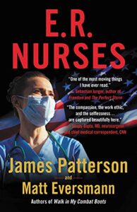 E. R. Nurses by James Patterson book cover image for Friday Finds 22 October 2021