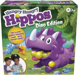 Hasbro Gaming Hungry Hungry Hippos Dino Edition Board Game image