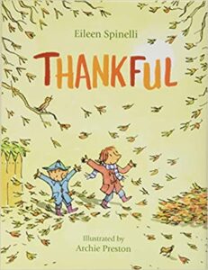 Thankful picture book cover image