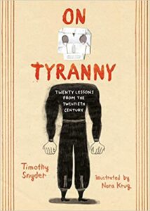 Tyranny by Timothy Sniyder book cover image