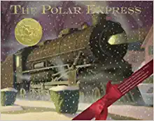 Polar Express 30th Anniversary edition - cover image w red ribbon