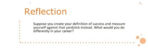 Reflection from Your Career Your Business blog graphic