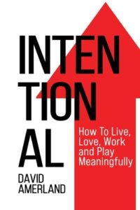 Intentional: How To Live, Love, Work and Play Meaningfully by David Amerland book cover image re & white