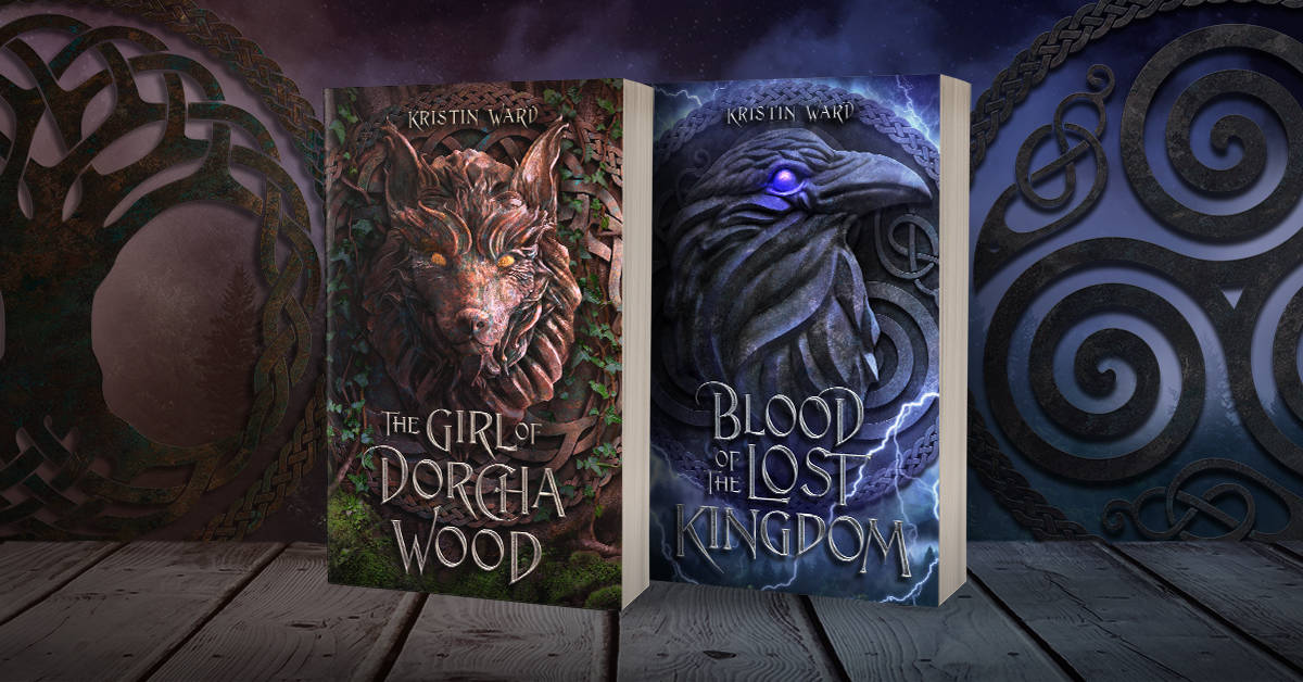 The Girl of Dorcha Wood (Daughter of Erabel Book 1) by Kristin Ward | Spotlight 4 The girl of dorcha wood blog graphic duo of series