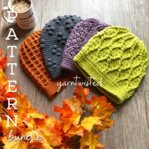 Crochet Hat Pattern Bundle image for 2021 Friday Finds Wrap Up
