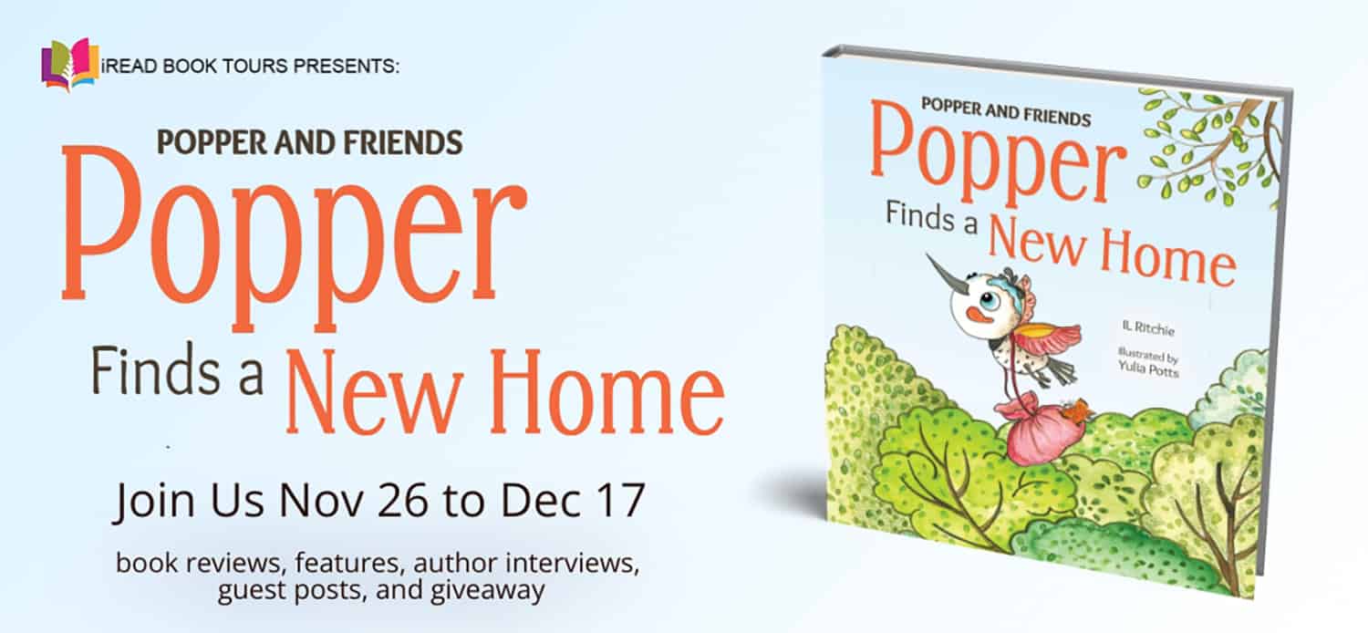Popper and Friends #1: Popper Finds a New Home by IL Ritchie | Review, Author Interview, Giveaway