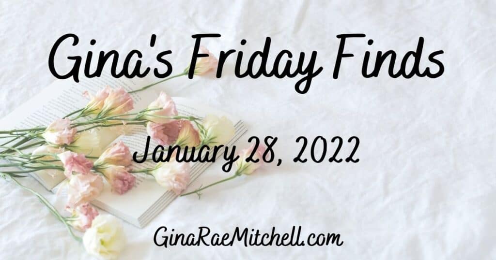 Gina's Friday Finds - banner - Pink Flowers