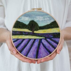 Lavender Fields Needle Felting Kit image