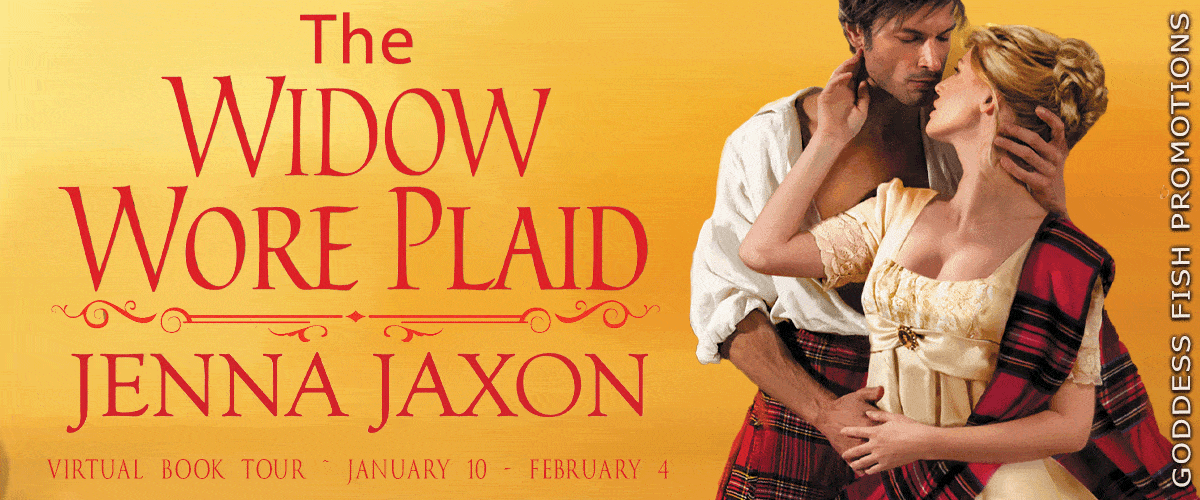 The Widow Wore Plaid by Jenna Jaxon (The Widows Club) | $20 Giveaway, Excerpt, Author Discussion & Review