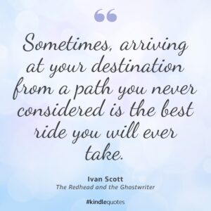 Image quote from the Redhead and the Ghostwriter