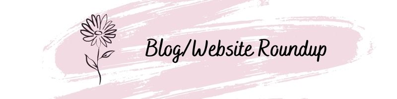 Blog graphic pink swirl blog roundup banner