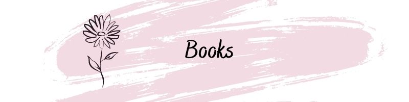 Divider Banners Pink swirl - books