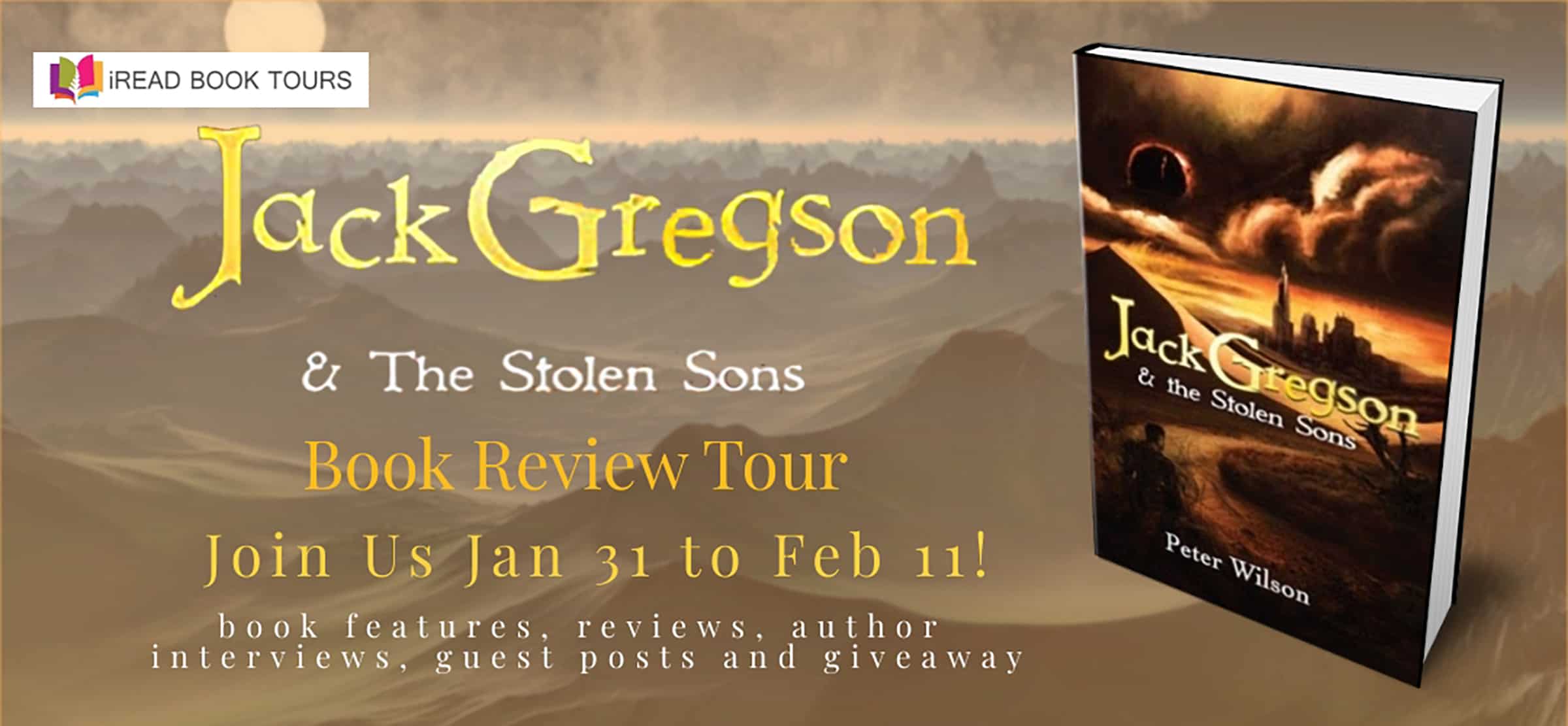 Jack Gregson and the Stolen Sons by Peter Wilson (Jack Gregson Series #2) | Giveaway, Author Interview, Review