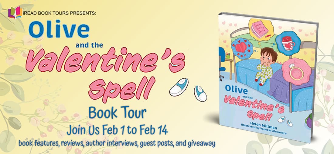Olive and the Valentine's Spell by Helen Millman | Author Interview, Giveaway, & Review