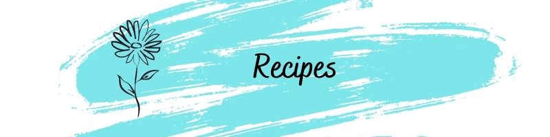 Divider Banners Robin Egg Blue swirl - Recipes