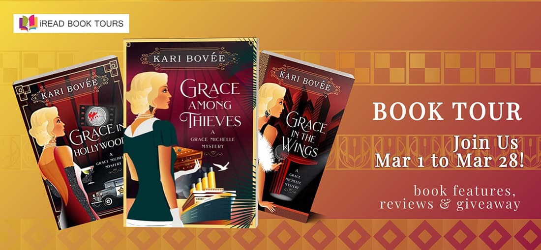 Grace Among Thieves ~ Grace In The Wings ~ Grace In Hollywood ~ by Kari Bovee | Win $35 GC, Signed Copy, Swag Bag