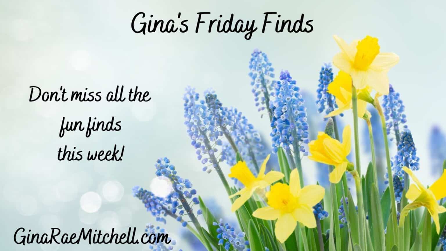 Friday Finds | 8 April 2022 | Spring Fun! Books ~ Peeps ~ Recipes ~ Authors ~ Crafts ~ Keto ~ Giveaways 1 Daffodils & Crocus Banner