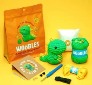 Learn to Crochet Kit- Dinosaurs Woobles
