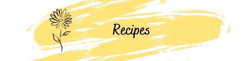 Yellow Divider Banners Recipes swirl