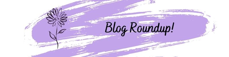 Divider Banners lavender swirl w flower BlogRoundup