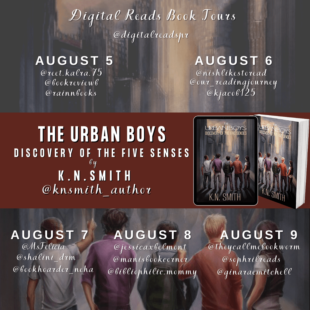 Discovery of the Five Senses (The Urban Boys) by K.N. Smith |Review and Excerpt, $25 Gift Card Giveaway