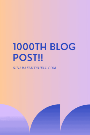 Celebrating 1000 Blog Posts! Join me for a look at the beginning.