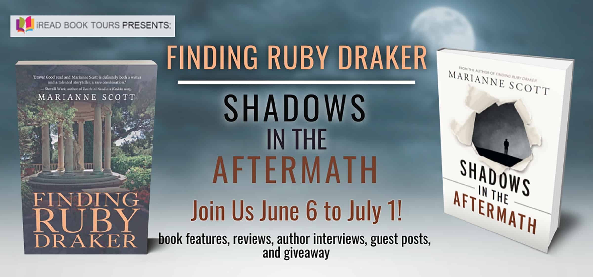 Shadows in the Aftermath (Ruby Draker #2) by Marianne Scott | Review, Author Interview, Giveaway