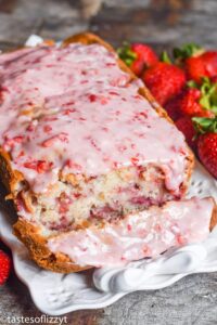 Strawberry Bread with strawberry glaze Friday Finds 17 July 2022
