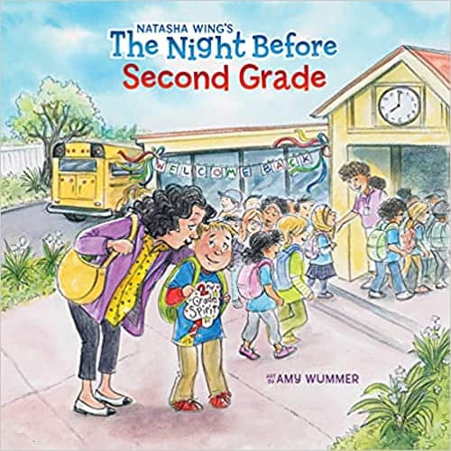 The Night Before Second Grade by Natasha Wing book cover image