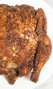 Sweet & Spicy Coffee Rubbed Smoked Chicken image from Cooking with Janica