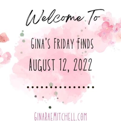 Friday Finds for 12 August 2022 | Indie Author Announcements, Books Recommendations from Bloggers, Delish Recipes, & Fall Crafts