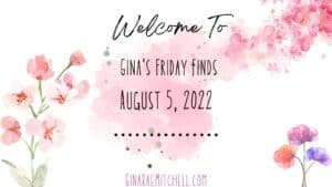 The 26 August 2022 Friday Finds are here with Indie Author Announcements, Fresh Recipe Ideas, an easy way to learn an age-old craft, and more.