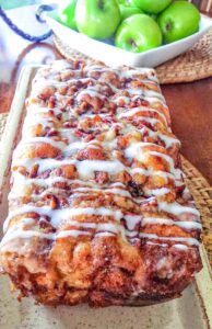Apple Fritter Bread from The Baking Chocola tess