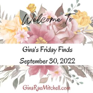 The 30 September 2022 Friday Finds are here with a new Author of the Week, Fall Recipes, Book Recs, Halloween Crochet, Giveaways, and more!