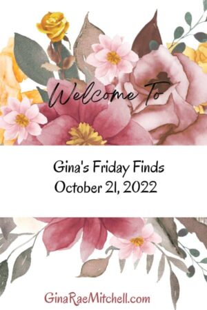 Gina’s Friday Finds | 21 October 2022 | Blogger of the Week, Hot New Releases, Recipes, & a Cool Halloween Project