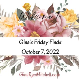 The  7 October 2022 Friday Finds are here with a new Blogger of the Week, Indie Author News, Fall Recipes, New Book Releases, and Halloween Crafts!