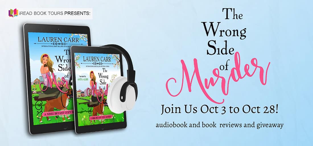 The Wrong Side of Murder by Lauren Carr (A Nikki Bryant #CozyMystery) | Book Review | $50 PayPal Giveaway