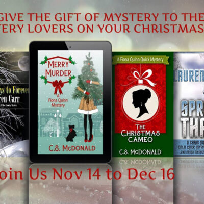 Fantastic Holiday Spotlight Tour: Fiona Quinn Mysteries by C.S. McDonald / Mac Faraday Mysteries by Lauren Carr | Giveaway featuring 1 Holiday Goodie Basket