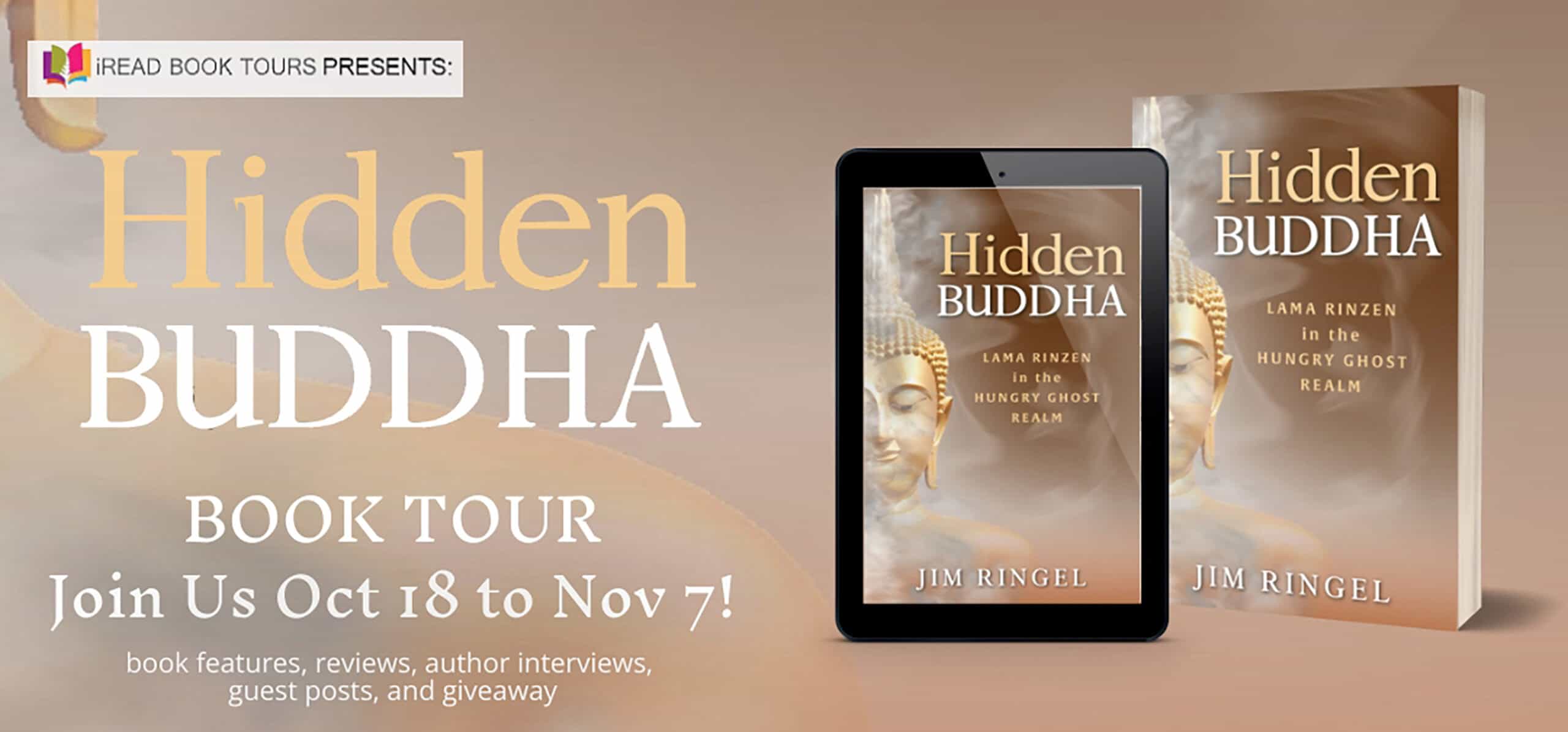 Hidden Buddha: Lama Rinzen in the Hungry Ghost Realm by Jim Ringel (Lama Rinzen Mysteries #2) | Author Guest Post, Spotlight, Giveaway 