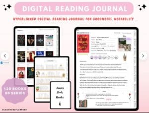 Digital Reading Journal by BlackRosePlanners