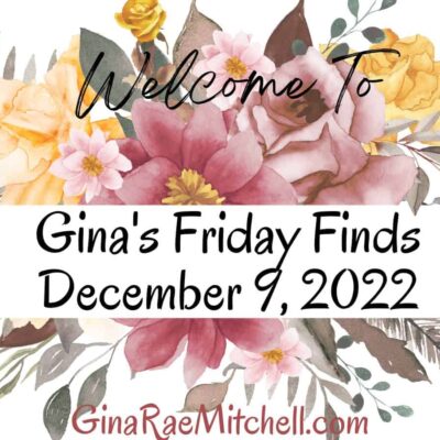 Friday Finds ~ December 9, 2022 ~ Author News ~ Holiday Recipes & Crafts ~ Gift Books ~ Giveaways