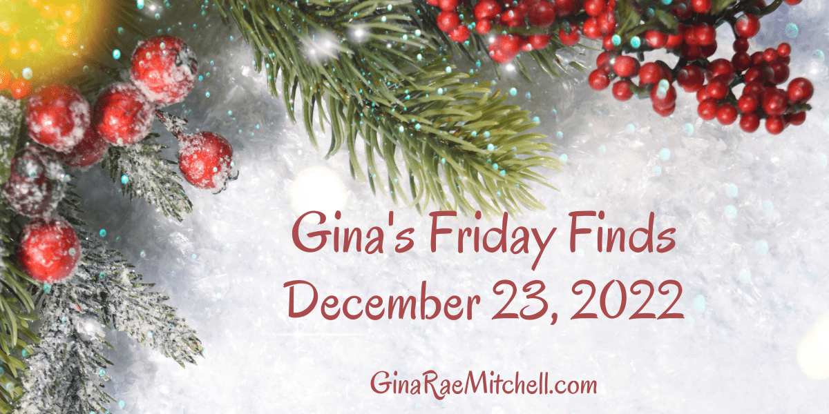 23rd December 2022 Friday Finds | Big News ~ BBNYA Winner ~ Author of the Week ~ Book Sales ~ Recipes ~ Crafts